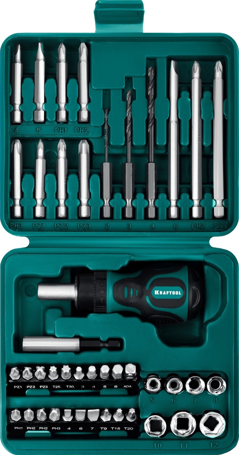 Kraftool отвертка с насадками 25556-H43 набор из 43 - ForteMarket Kraftool отвертка с насадками 25556-H43 набор из 43 купить,11790