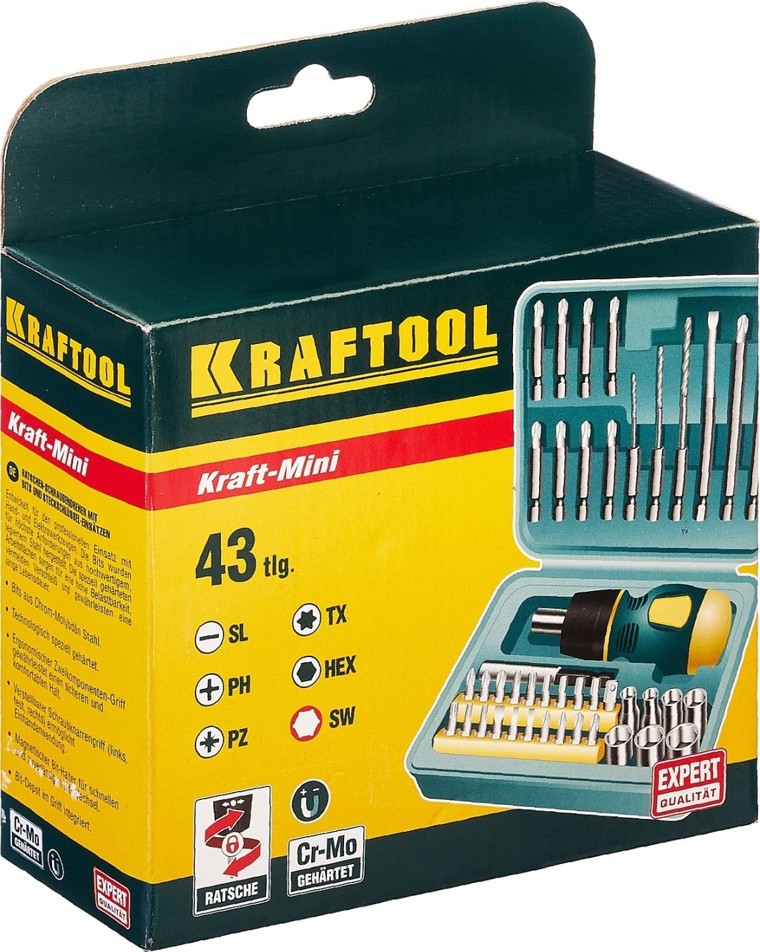 Kraftool отвертка с насадками 25556-H43 набор из 43 - ForteMarket Kraftool отвертка с насадками 25556-H43 набор из 43 купить,11790
