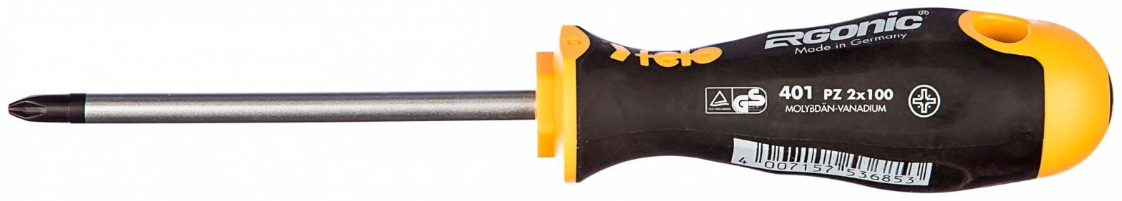 Felo отвертка Ergonic 40120310 PZ2х100 мм, 1 шт.