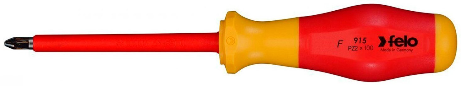 Felo отвертка диэлектрическая 91303090 PZ2х90 мм, 1 шт.