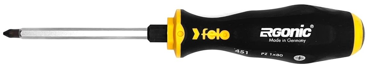 Felo отвертка 45110240 PZ1х80 мм
