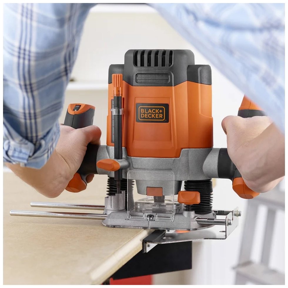 Фрезер вертикальный Black & Decker KW1200E-QS купить,0