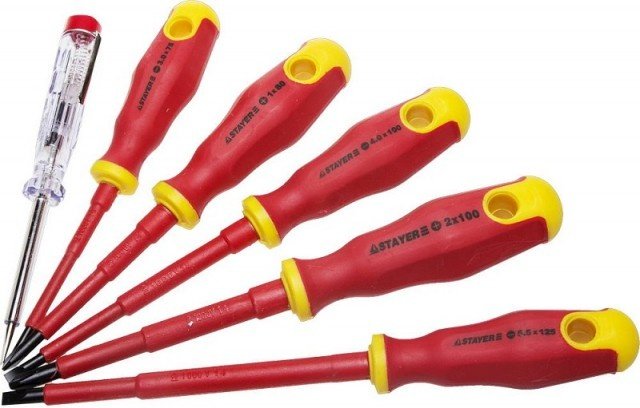 STAYER набор отверток диэлектрическая 25145-H6_z01, 1 шт. купить,NaN