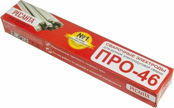 Сварочный электрод Ресанта ПРО-46 3 мм 1 кг купить,NaN