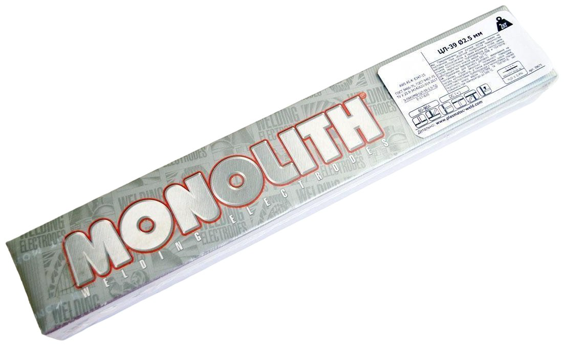 Сварочный электрод MONOLITH ЦЛ-39 TM MONOLITH, для ручной дуговой сварки купить,NaN