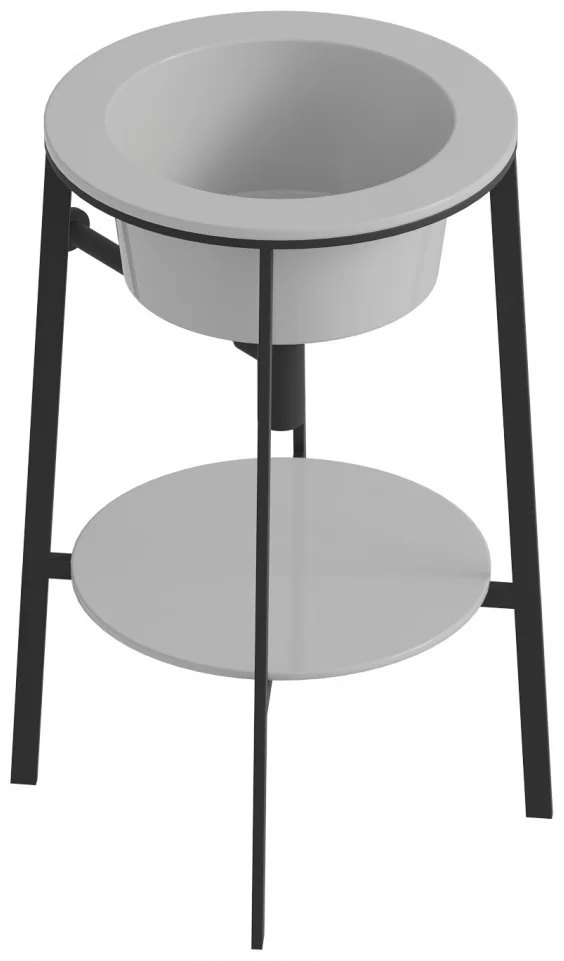 Консоль с раковиной Abber Bequem AC2130 50х85х50см белый