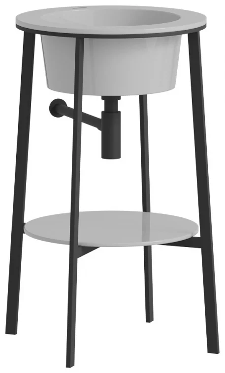 Консоль с раковиной Abber Bequem AC2130 50х85х50см белый