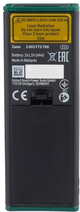 Лазерный дальномер Bosch Zamo III Set 0603672701, дальность до 20 м купить,NaN