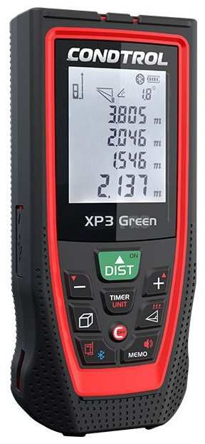 Лазерный дальномер Condtrol XP3 GREEN 1-4-107, дальность до 118 м