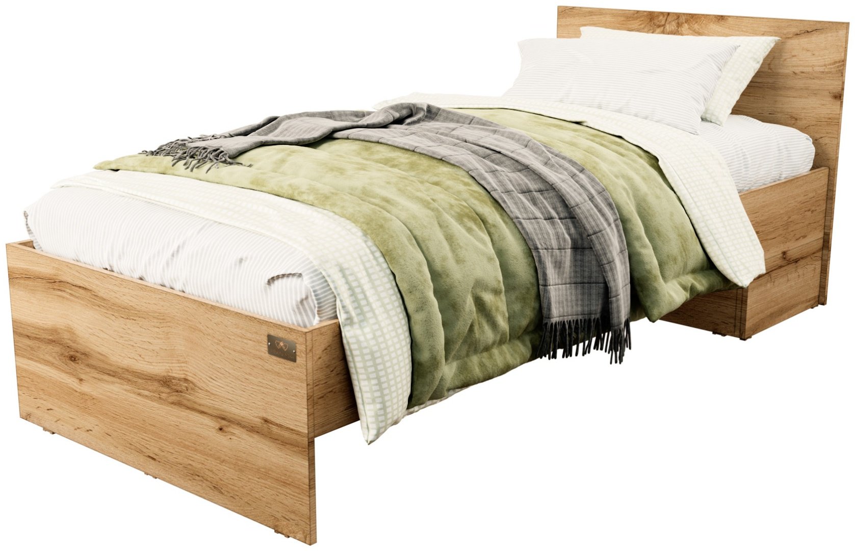 Кровать Мебель Азии Гармони 90x200см светло-коричневая купить,NaN