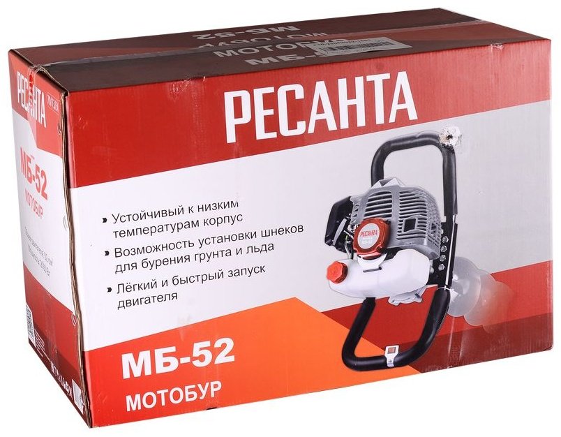Мотобур Ресанта МБ-52 (70/13/30) купить,0