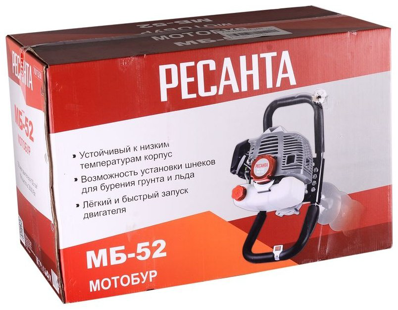 Мотобур Ресанта МБ-52 (70/13/30) купить,NaN
