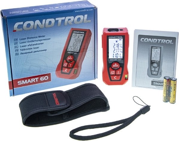 Лазерный дальномер Condtrol Smart 60, дальность до 60 м