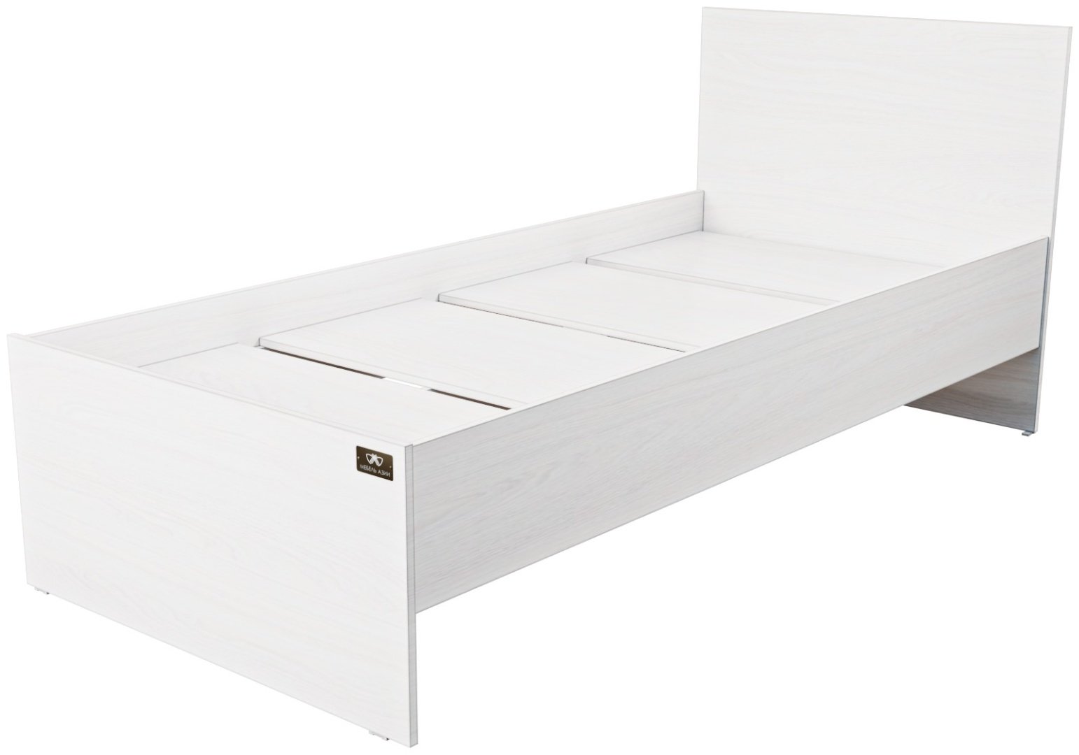Кровать Мебель Азии Алиса 90x200см светло-серая купить,NaN