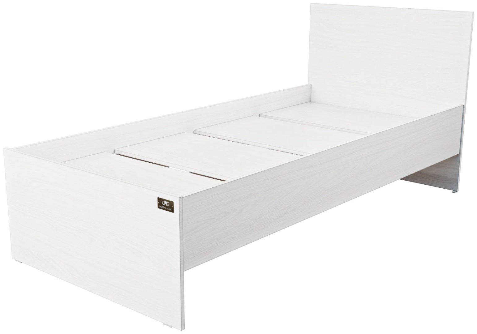 Кровать Мебель Азии Алиса 90x200см светло-серая купить,NaN