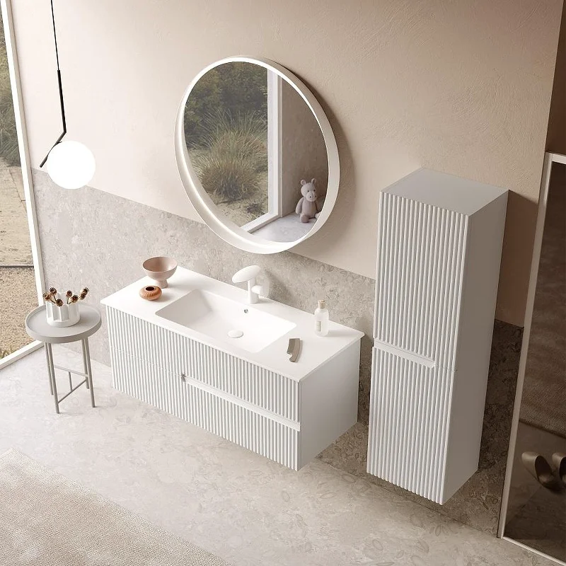 Пенал Orka Moonlight 40х32х138см белый матовый купить,NaN