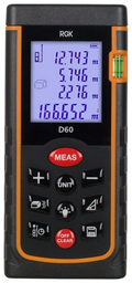 Лазерный дальномер RGK D60, дальность до 60 м