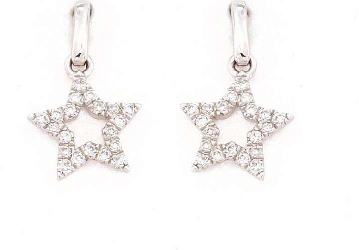 Серьги Crivelli 6813 вес 1.76 г золото, бриллиант купить,NaN