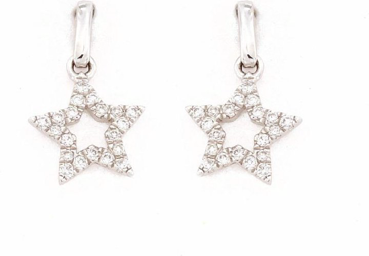 Серьги Crivelli 6813 вес 1.76 г золото, бриллиант купить,NaN