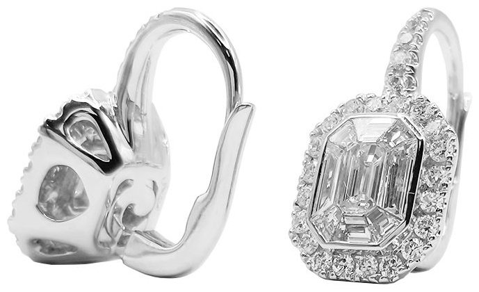 Серьги-цепочки Crivelli 035-VE27173 вес 5 г золото, бриллиант купить,NaN