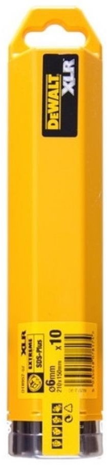 DeWALT бур DT8957 (SDS-plus, 6х150х210 мм) 10 шт