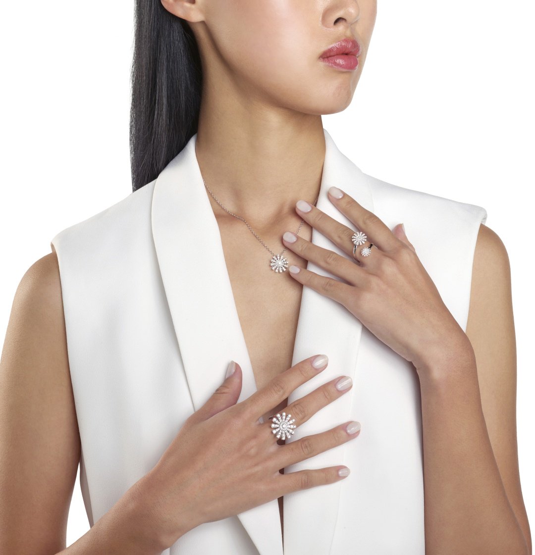 Серьги Damiani 20072761 вес 2.6 г золото, бриллиант купить,NaN