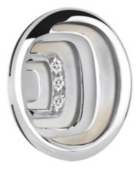 Моносерьга Damiani 81102189 вес 6.86 г серебро, перламутр, бриллиант купить,NaN