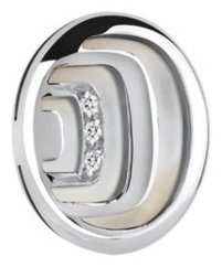 Моносерьга Damiani 81102189 вес 6.86 г серебро, перламутр, бриллиант купить,NaN