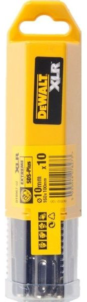 DeWALT бур DT8967 (SDS-plus, 10х100х160 мм) 10 шт