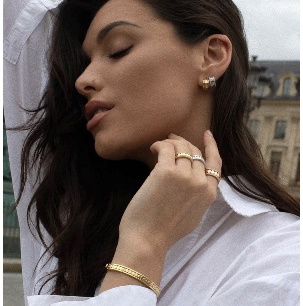 Серьги Damiani 20093331 вес 6.5 г золото, без вставок купить,1790000