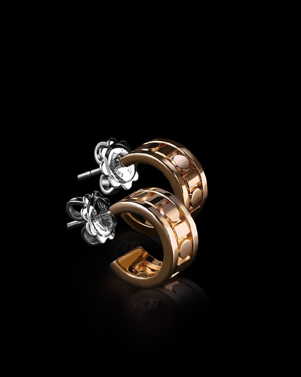 Серьги Damiani 20093331 вес 6.5 г золото, без вставок купить,1790000