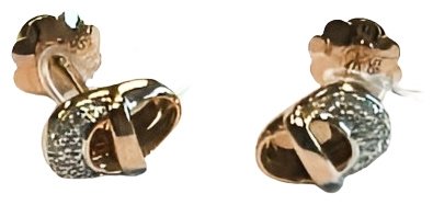 Пусеты Constella BB17893WWD4RT вес 0.95 г золото, бриллиант купить,NaN