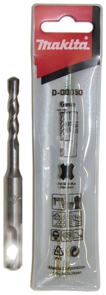 Makita бур D-00050 (SDS-plus, 6х50х110 мм) 1 шт
