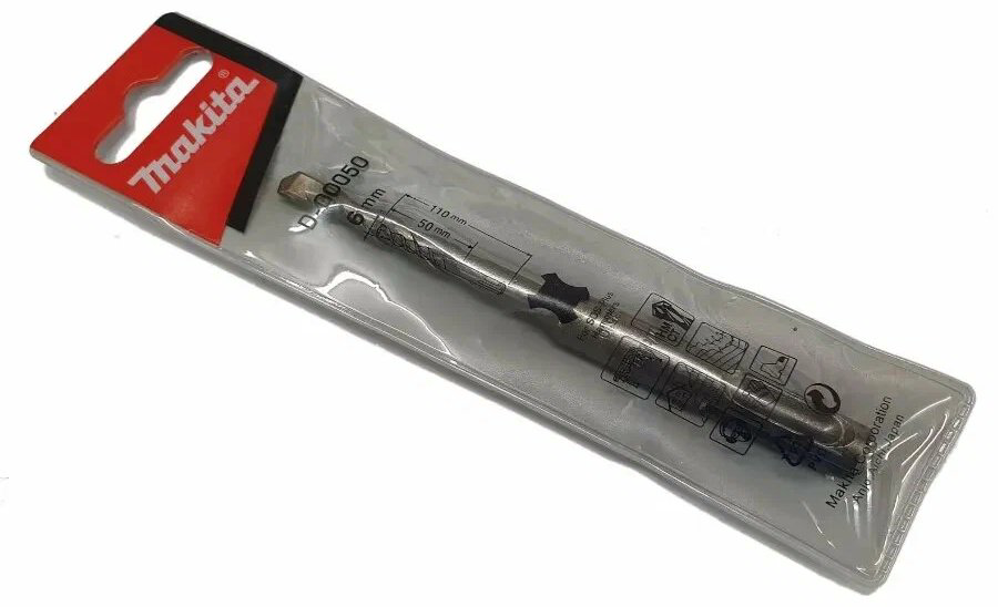 Makita бур D-00050 (SDS-plus, 6х50х110 мм) 1 шт купить,NaN