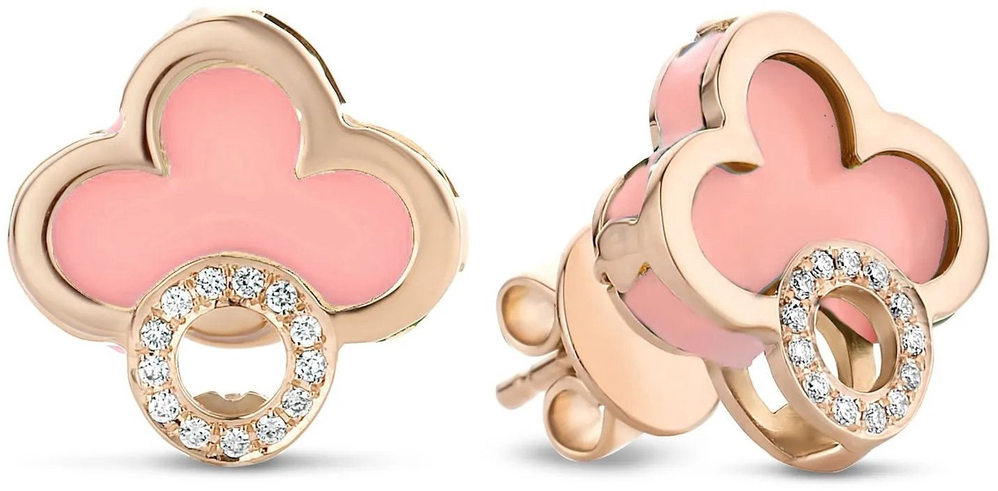 Tirisi Seoul Flower TE7096OPP 3.17 г золото, бриллиант, опал купить,NaN