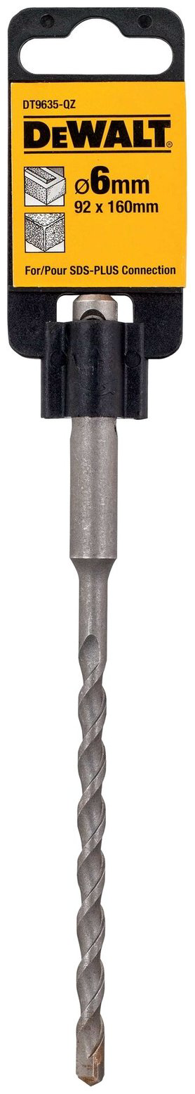 DeWALT бур DT9635-QZ (SDS-plus, 6х92х160 мм) 1 шт купить,NaN