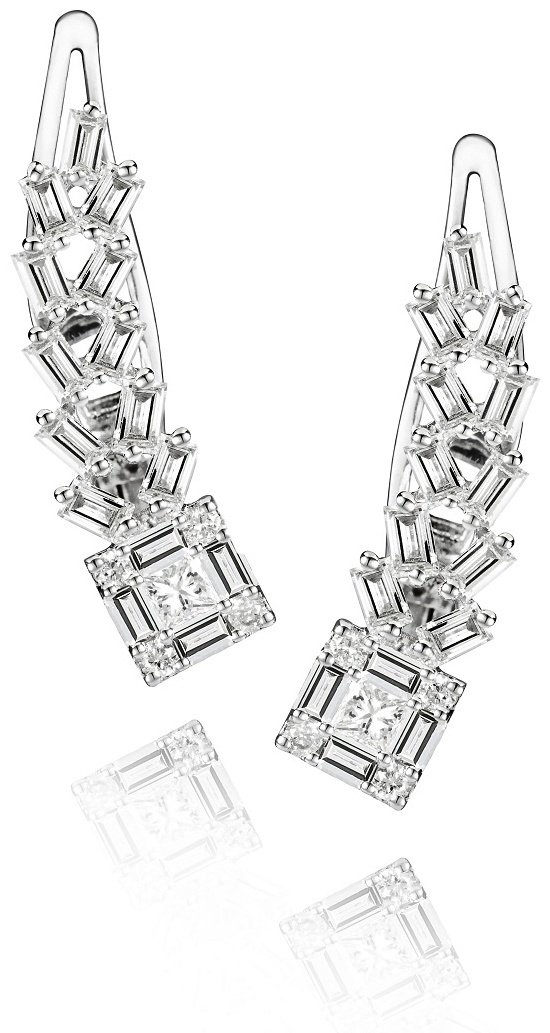 Серьги Constella ORERIS051BWXX вес 5.04 г золото, бриллиант купить,NaN