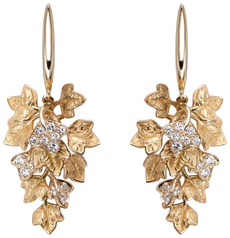 Серьги Magerit AR 2120.1 вес 4.89 г золото, бриллиант купить,NaN