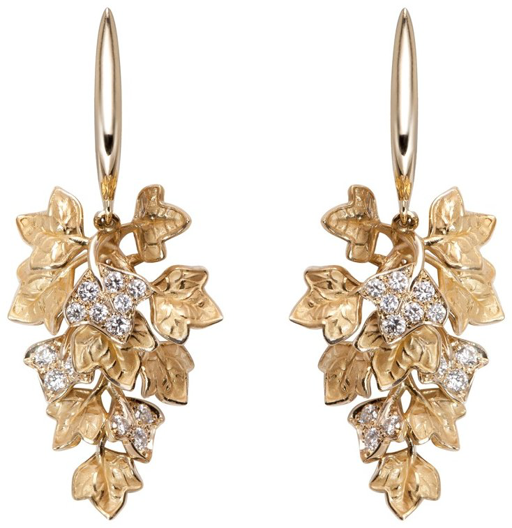 Серьги Magerit AR 2120.1 вес 4.89 г золото, бриллиант купить,NaN