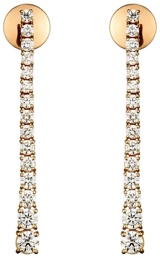 Серьги Crivelli 345-E3544 вес 5 г золото, бриллиант купить,NaN