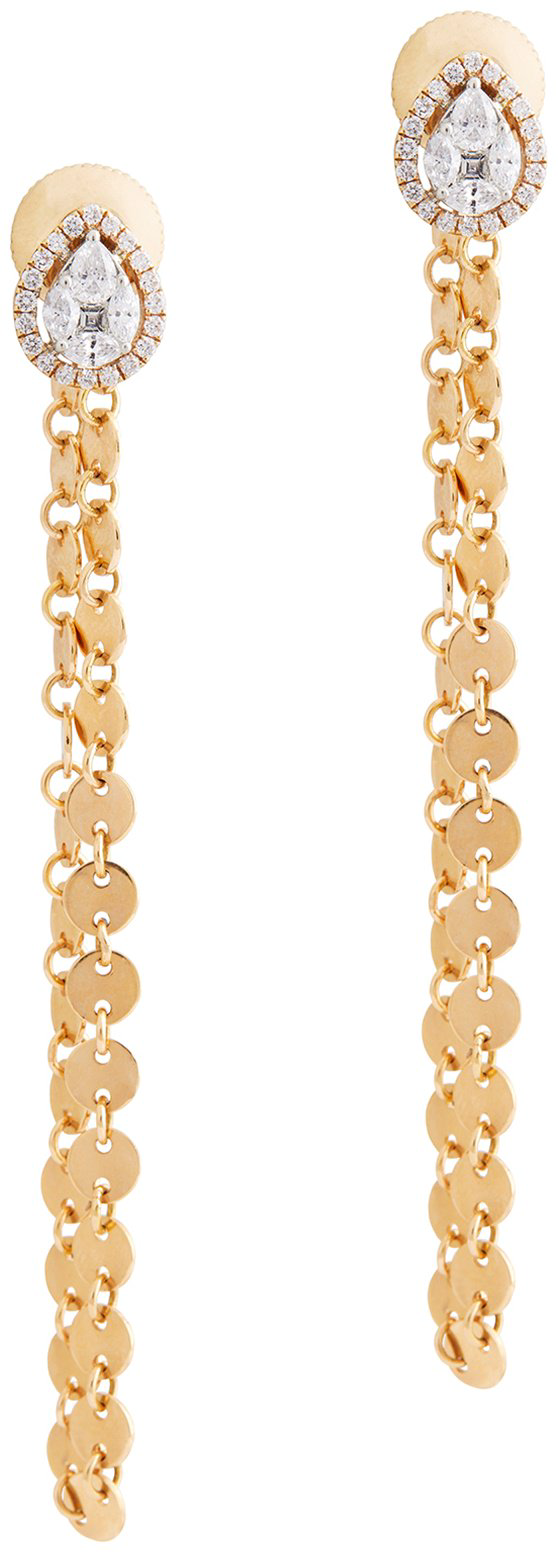 Серьги-цепочки RF Jewels ORERI1174BWXX вес 7.12 г золото, бриллиант купить,NaN