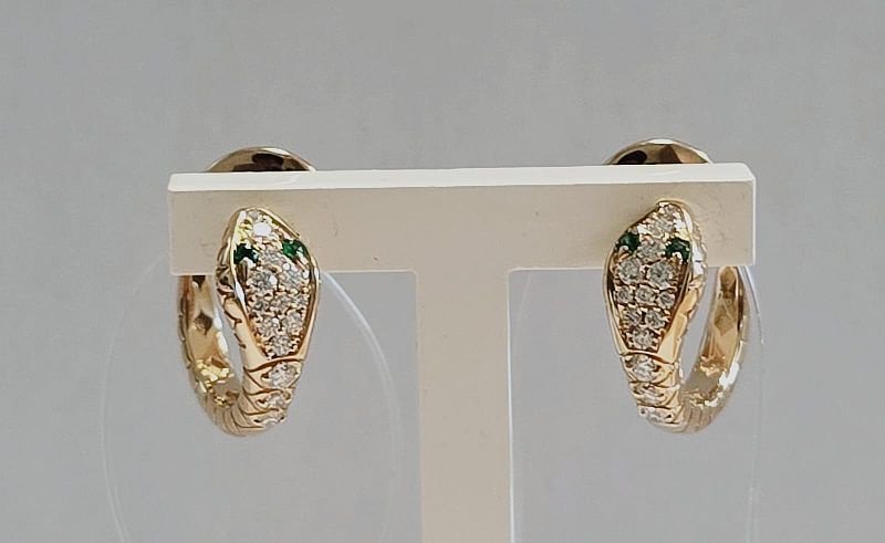 Серьги Crivelli 000-5694NS вес 5.3 г золото, бриллиант купить,NaN