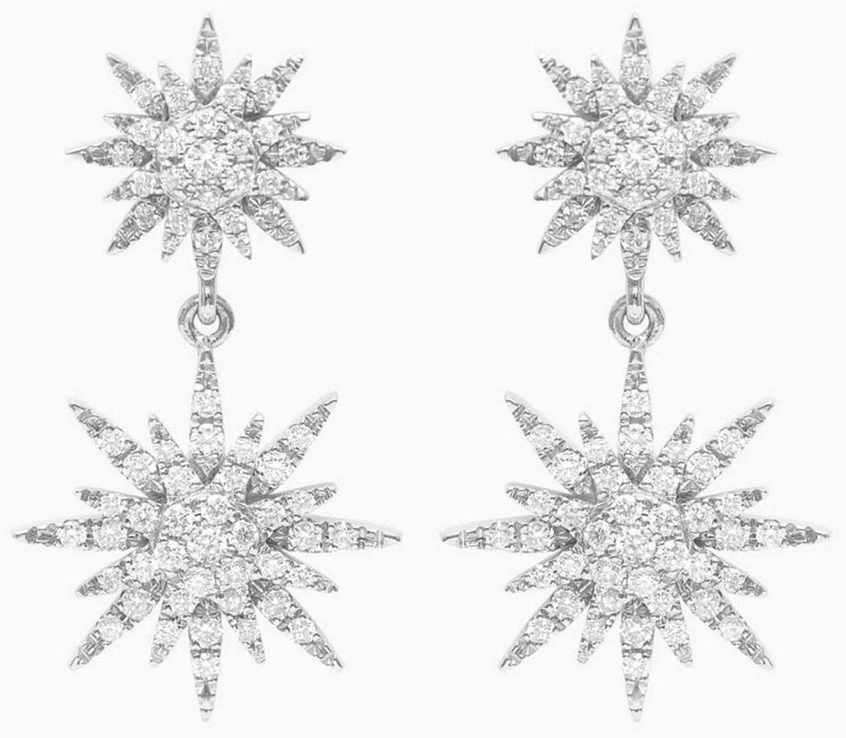 Серьги Djula AM01563E вес 3.75 г золото, бриллиант купить,NaN