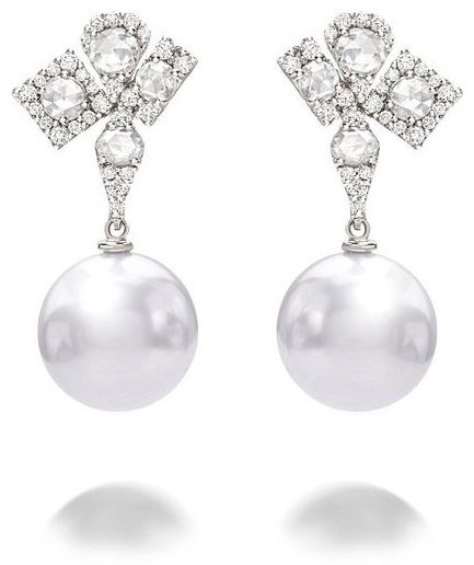 Серьги Utopia JMO5BB09 вес 3.93 г золото, бриллиант купить,NaN
