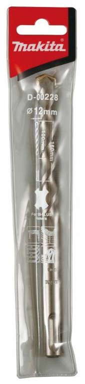 Makita бур D-00228 (SDS-plus, 12х100х160 мм) , 1 шт купить,785