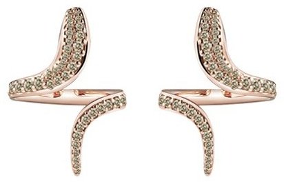 Серьги Damiani 20063165 вес 7 г золото, бриллиант купить,NaN