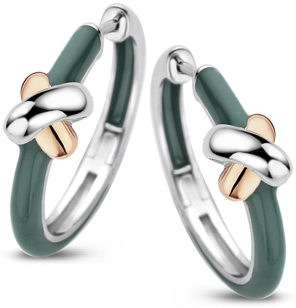 Серьги Tirisi TM7080EM(2P) вес 0.59 г золото, серебро, эмаль купить,NaN