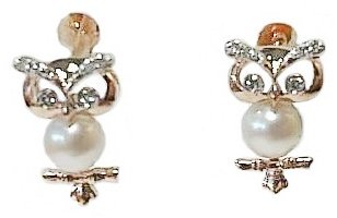 Серьги Constella BB73154WWP4RT вес 0.92 г золото, бриллиант, жемчуг купить,NaN