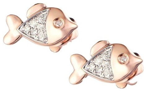 Серьги Constella BB17571WWD4RT вес 1.23 г золото, бриллиант купить,NaN