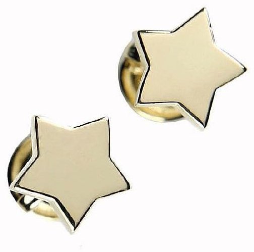 Пусеты Geoma Jewelry 21102 вес 2 г золото, без вставок купить,NaN